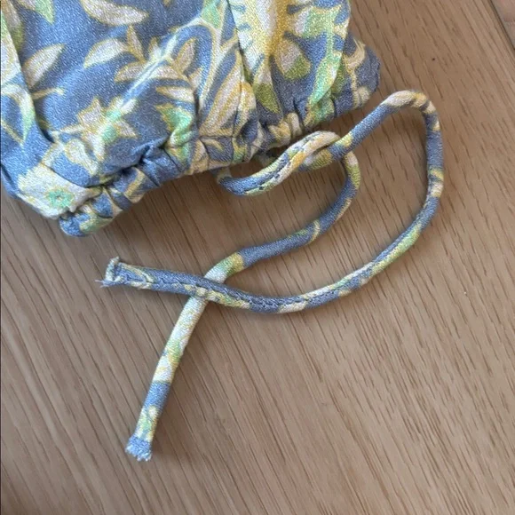 Lucky Brand Floral Boho Peasant Blouse Size Medium - Picture 4 of 6